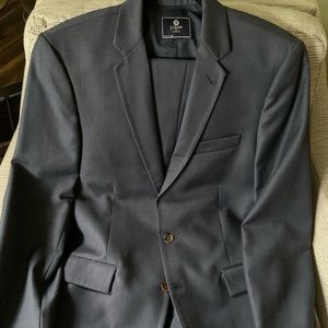 J. Crew Factory Thompson Slim Suit in Navy